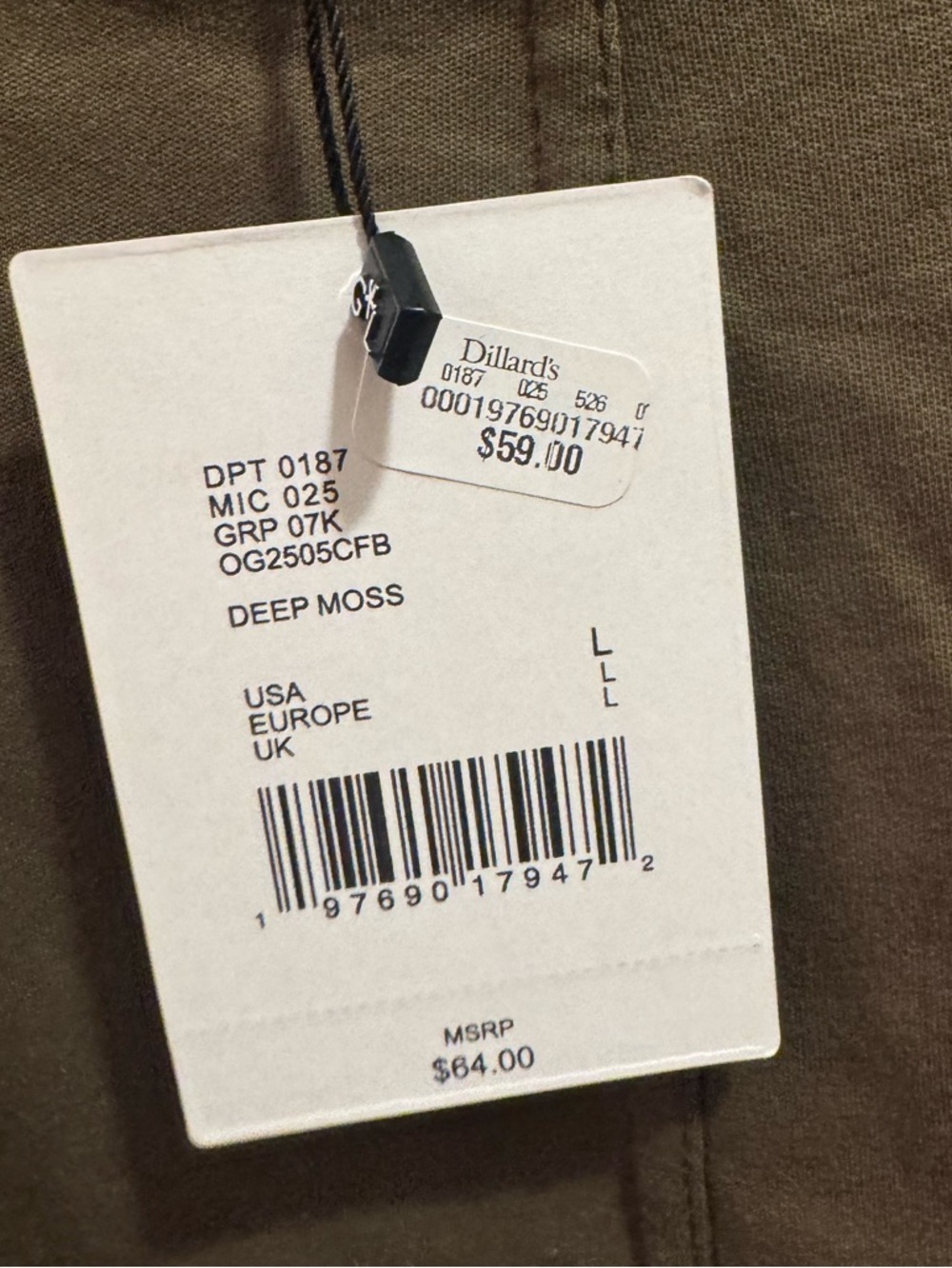 Gibson*Latimer Deep Moss Green Puff Sleeve Top Sz Large NWT - Picture 4 of 8